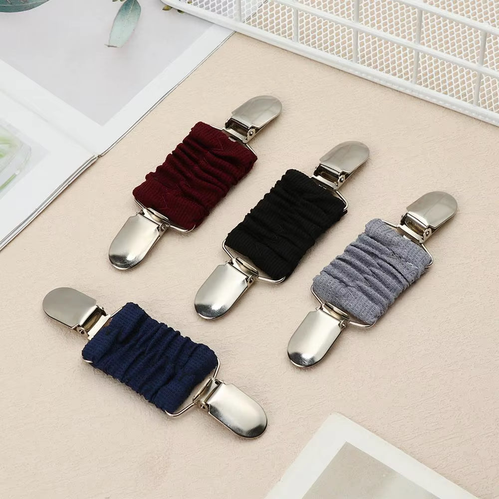 New Design Dresss Clips Back Cinch Set Elastic Clothes Clip to Tighten Dress Fashion Accessories for Women Kids