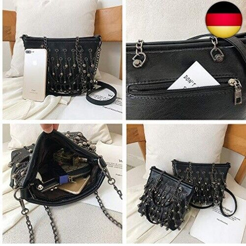 Coolives Damen Tasche Kleine Umhängetasche Handtasche Aus Pu-Lede Henkeltascher-Lions Cage - ROOOAR Yourself!